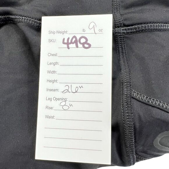 Lululemon Runnin With My Homies Reflective Flare Pants Black Size 6 - Picture 9 of 9